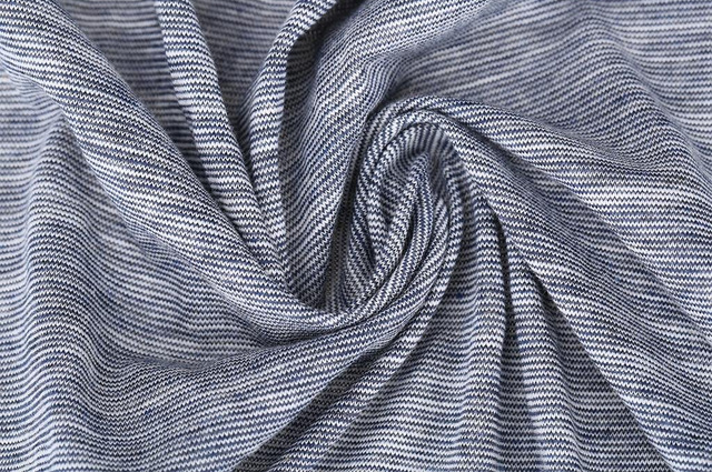 【2017春夏季色织竹节单面布 薄料t恤衫针织布料 时装面料厂家直销】