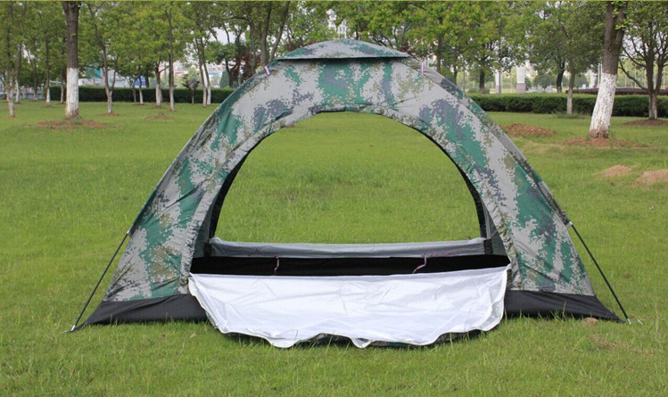 07式数码迷彩单兵帐篷 圆门前后双开门 超轻 通风 单人帐篷批发