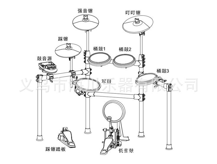 medeli/美得理电子鼓dd-525