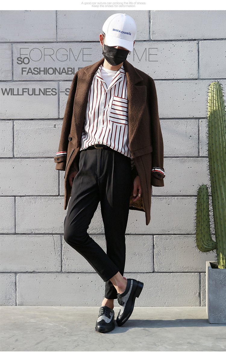 ege布洛克鞋男2016秋季新款男士单鞋韩版潮流透气雕花休闲皮鞋男