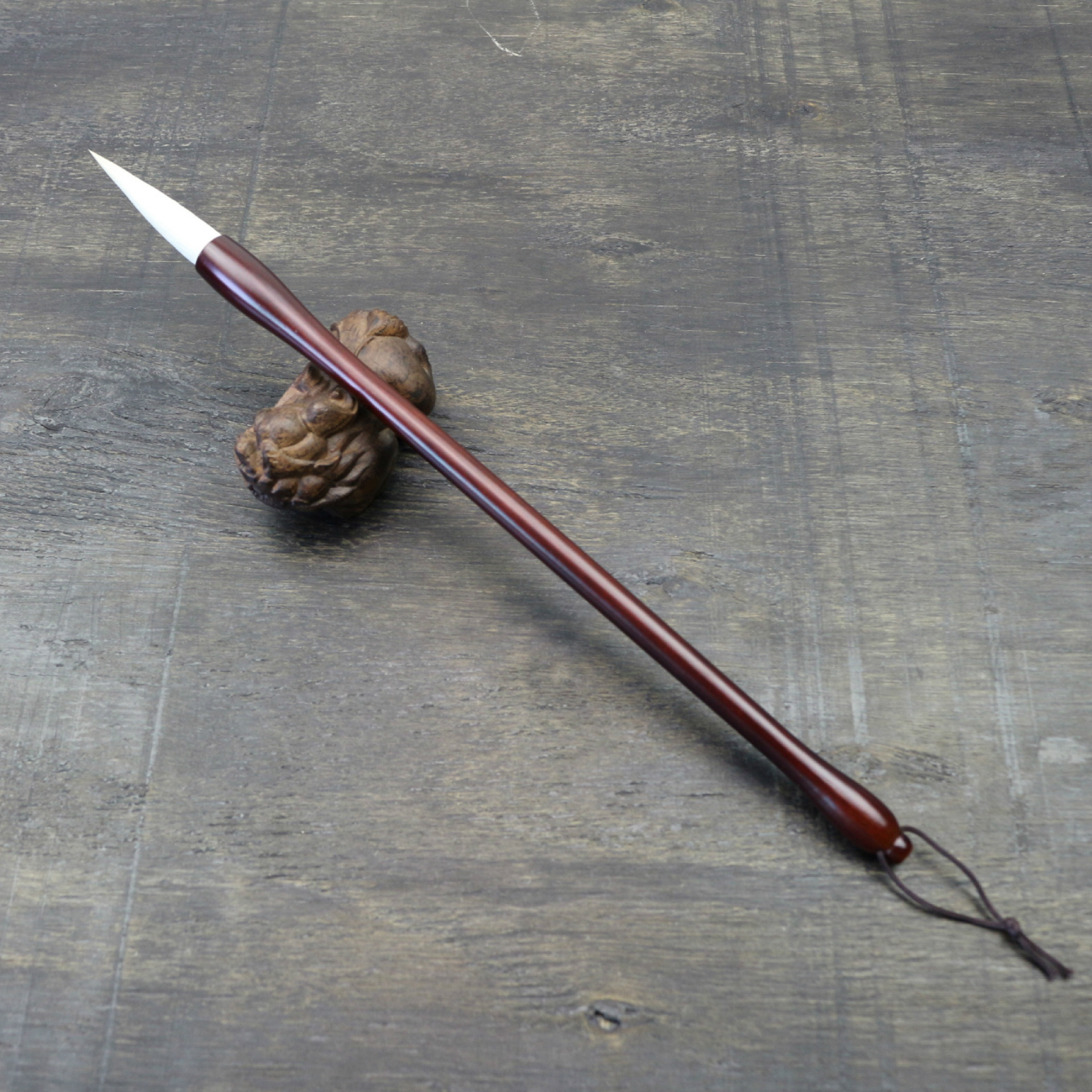 厂家直销羊毫毛笔木杆纯羊毫绘画书法皆宜聚锋能力强支持一件代发