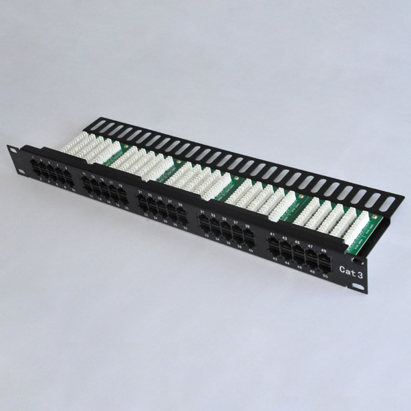 24口网络跳线架 cat6 网络配线架