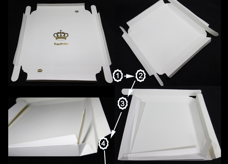 蛋糕盒皇冠透明微高双层单层蛋糕盒定制logo蛋糕盒定做 现货批发