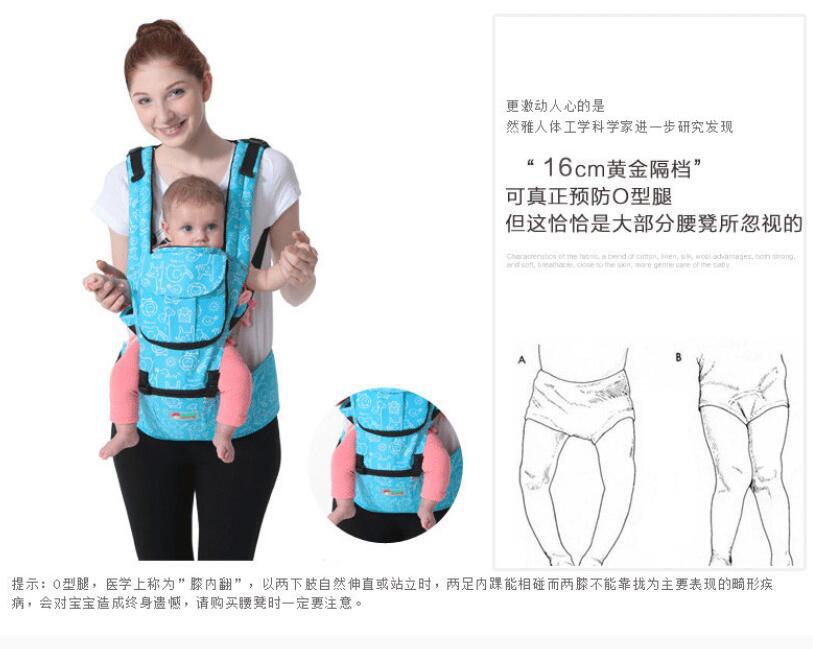 迷你宝贝 腰凳式婴儿背带 升级版抱宝宝背包腰凳 透气 安全 四季