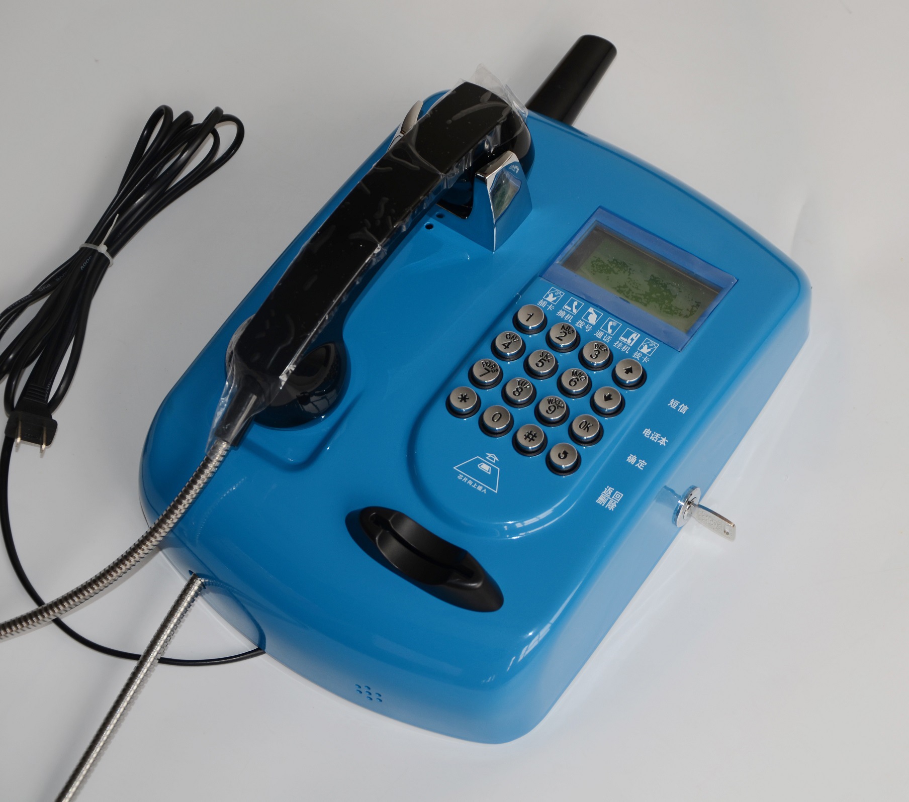 射频卡感应卡插卡电话机 ic卡公用电话机 m1卡金属插卡电话机