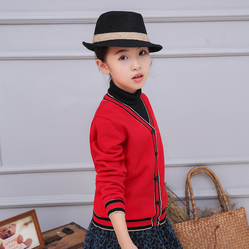 candydoll 2016秋季新品儿童毛衣 韩版薄款长袖童装女童毛衣