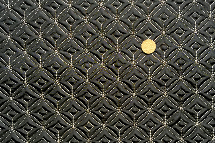 【冬不拉绗绣】 高品质多针绗缝加工 床上用品绗棉服装绣花面料