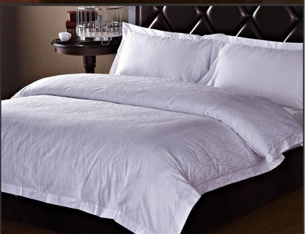 全棉四件套_酒店宾馆白色全棉三四件套床上用品批发 40 60*40 60*60支