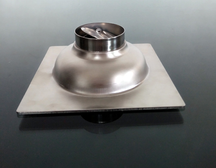 厂家直销不锈钢地漏自封翻板防臭地漏出水器双用地漏卫生间地漏