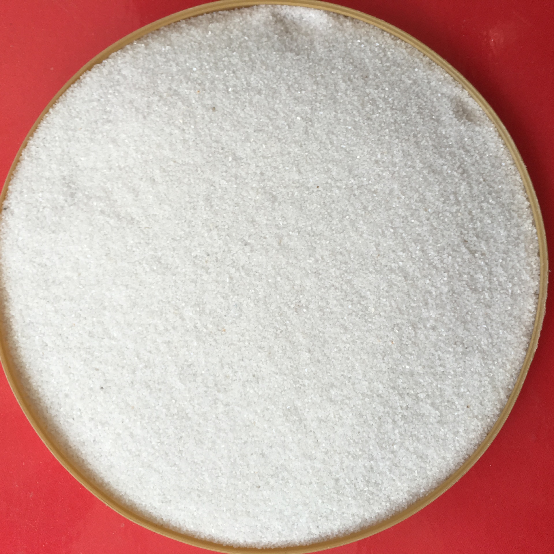 厂家销售雪花白彩砂 真石漆用雪花白 球场 喷涂用白砂子