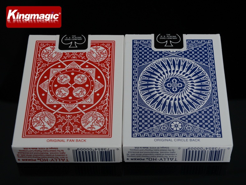 原厂㊣tally-ho no.9㊣扑克牌 扇背/圆背 魔术道具 花切 单车牌