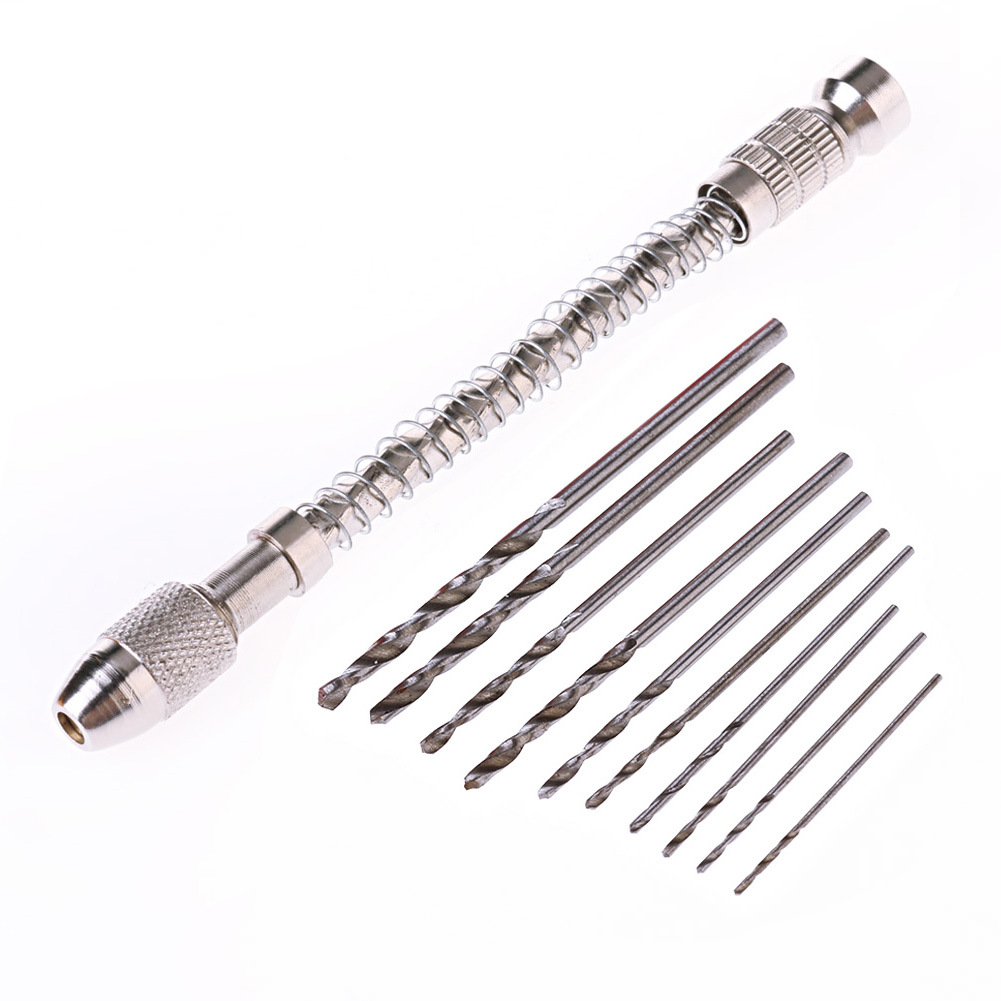 半自动 手捻钻 手钻眼打孔器文玩工具31.4g袋装赠夹头pp袋装 10支