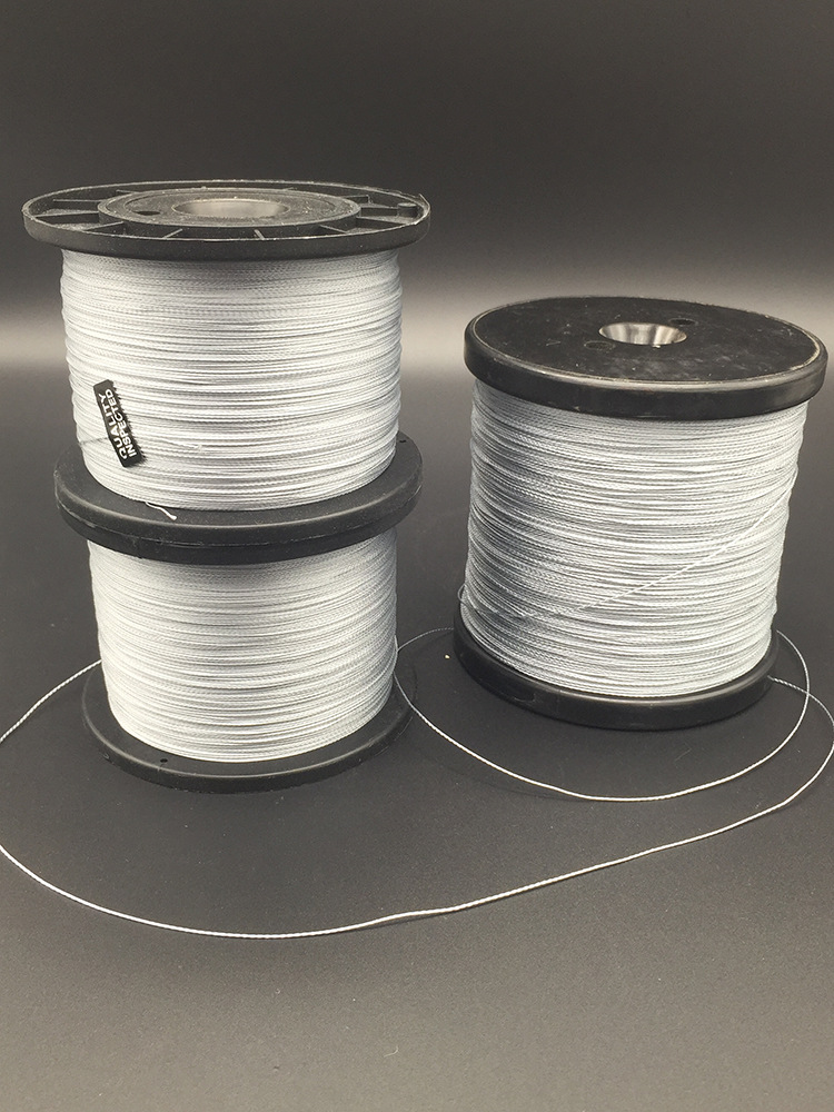 1000米4编大力马鱼线/pe线编织渔线/织网线风筝线灰色织网线