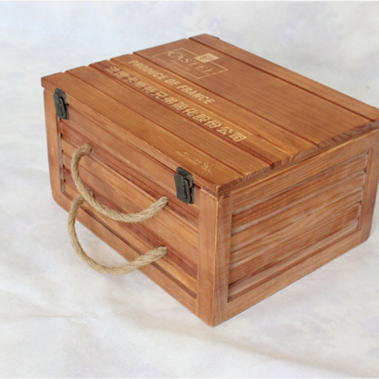现货供应木制酒盒 六支白酒木盒 酒