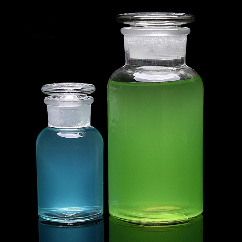 热销125ml广口磨口试剂瓶 透明医用