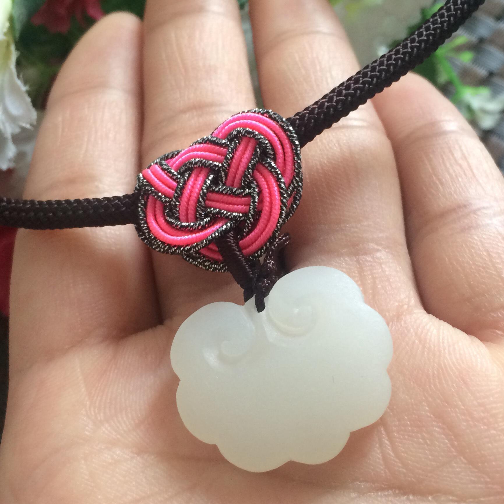 新疆和田白玉宝宝锁项圈 俄料如意锁玉石吊坠 支持定做