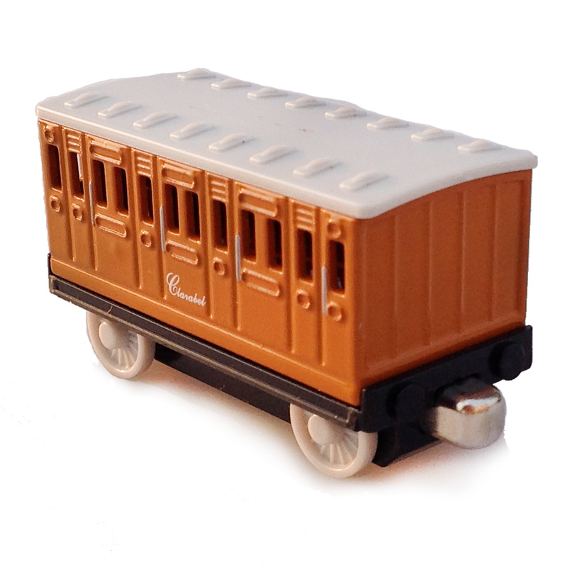 托马斯克拉贝尔 磁性铁火车头 合金儿童玩具车 套装车厢