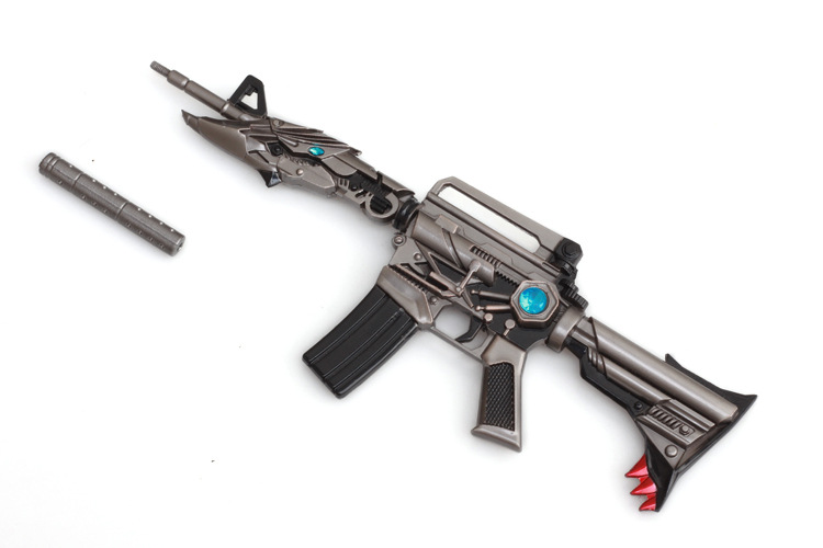 穿越cf周边23厘米雷神m4a1兵器模型 合金钥匙扣