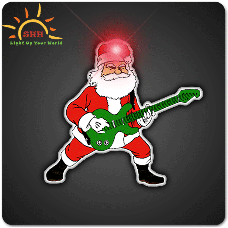 订做发光胸章led树脂胸针笑脸闪光领针智能app控制闪光胸针