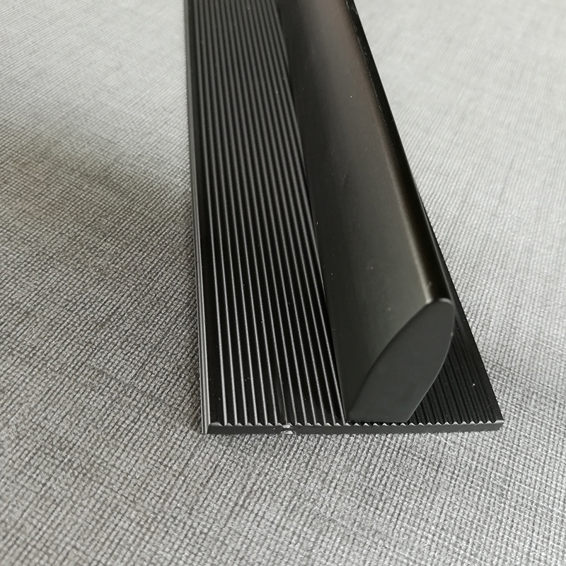 现代简约 铝合金 明孔明装拉手垫条 拉手孔位固定条