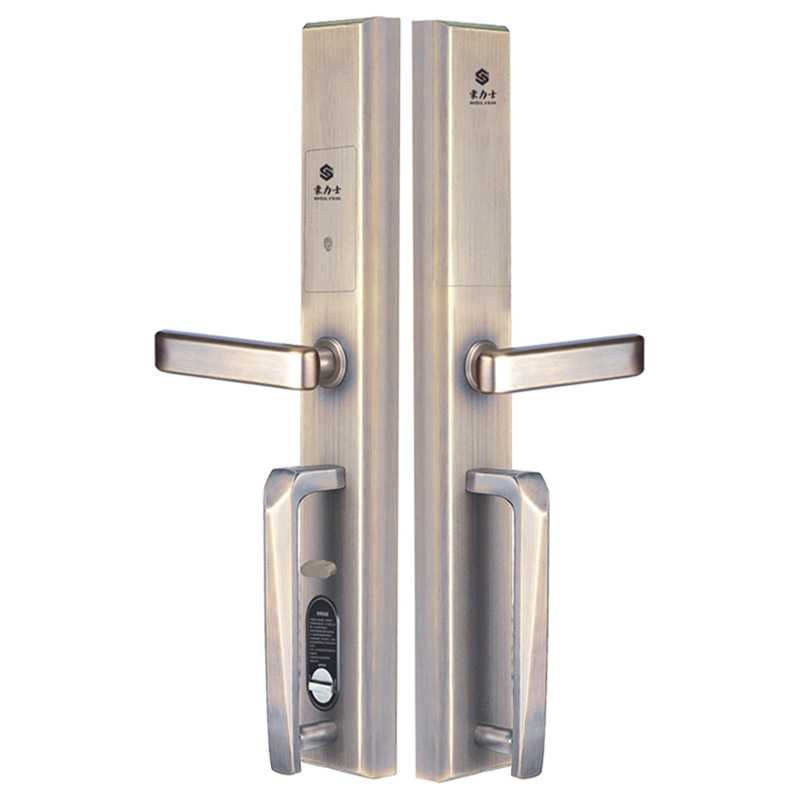 密码锁 智能家居卧室欧式家装五金指纹密码锁住宅防盗门门锁批发