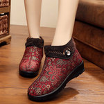 2024毛口中帮雪地靴冬季女士户外防水棉靴跨境热销侧拉链-阿里巴巴