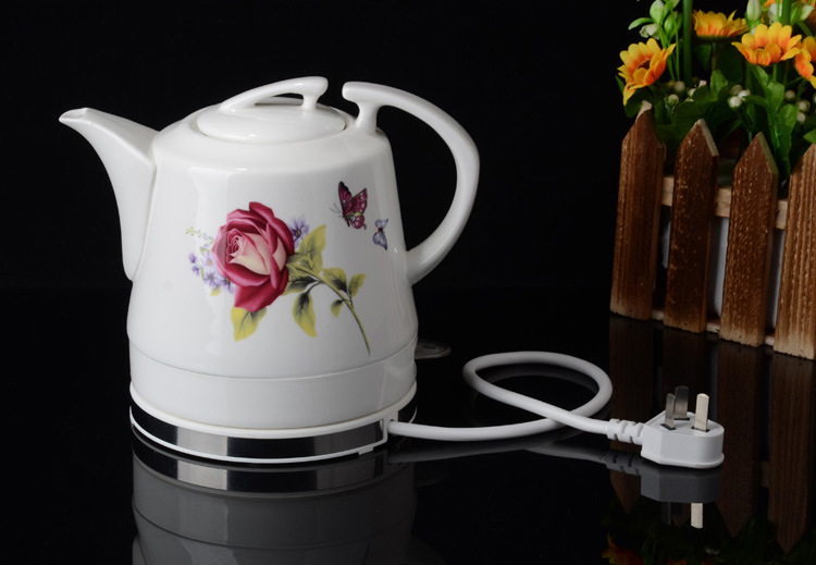 【电水壶】陶瓷电热水壶自动断电烧水壶茶具保温电水壶正品电茶壶电