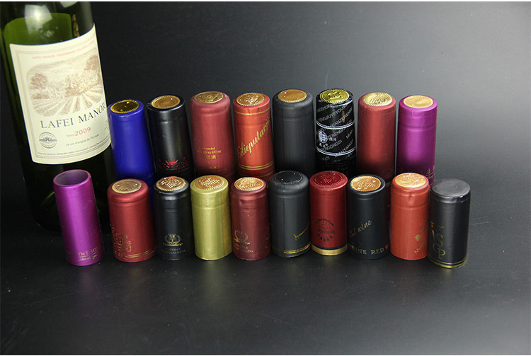 红酒瓶热缩帽pvc酒帽定做各种易撕膜胶帽塑料防水封口膜瓶子