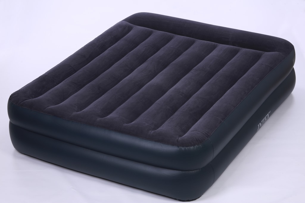 正品intex66720豪华双人加大双层充气床垫 气垫床 空气床