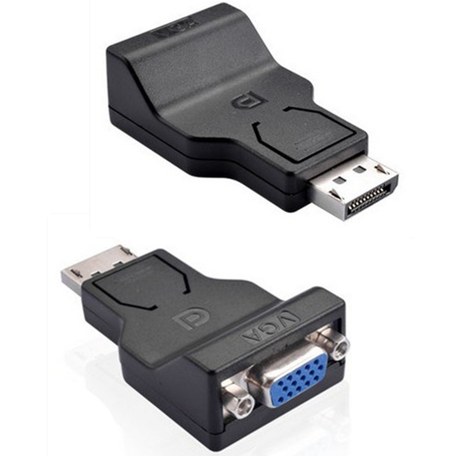 displayport公转vga母转接头大dp公vga母线高清投影仪电脑转换器