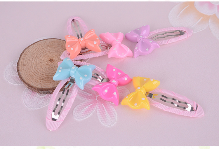 厂家直销 儿童发饰头饰 韩版布艺水滴夹 儿童发夹bb夹新品批发