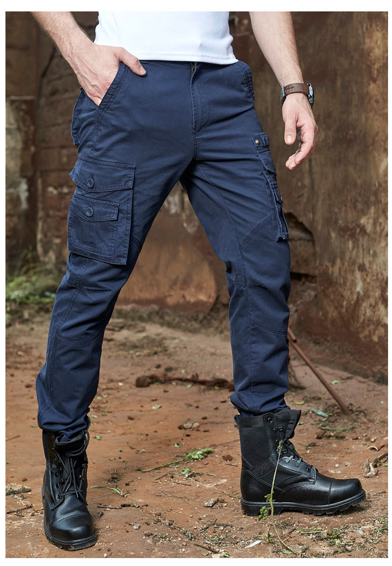 1688秋季纯棉水洗工装长裤男士军旅游多