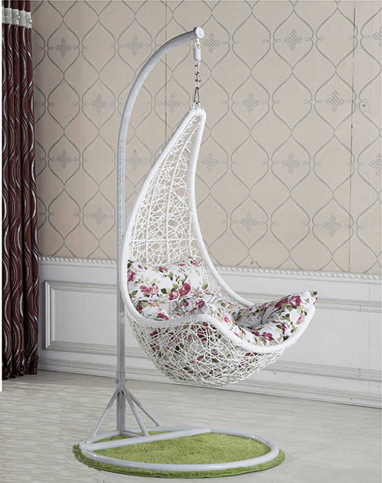 箐藤屋 藤艺家具户外仿吊篮 月亮型吊椅阳