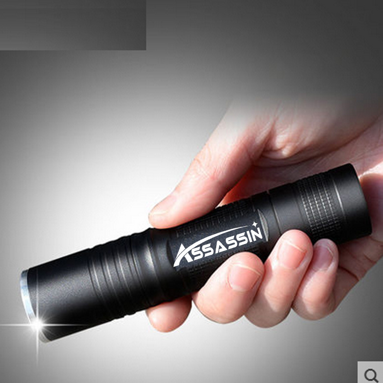 刺客s5迷你强光手电筒充电变焦远射骑行家用led户外防身小手电
