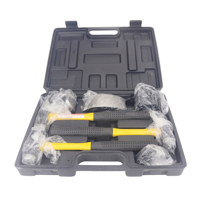 7件套汽车钣金工具套装 砂钣锤 凹面修复工具 多功能板金修复工具