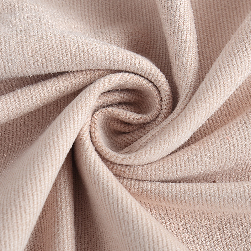 批发服装面料时尚女装用布斜纹四面弹 冬装磨毛化纤面料厂家直销