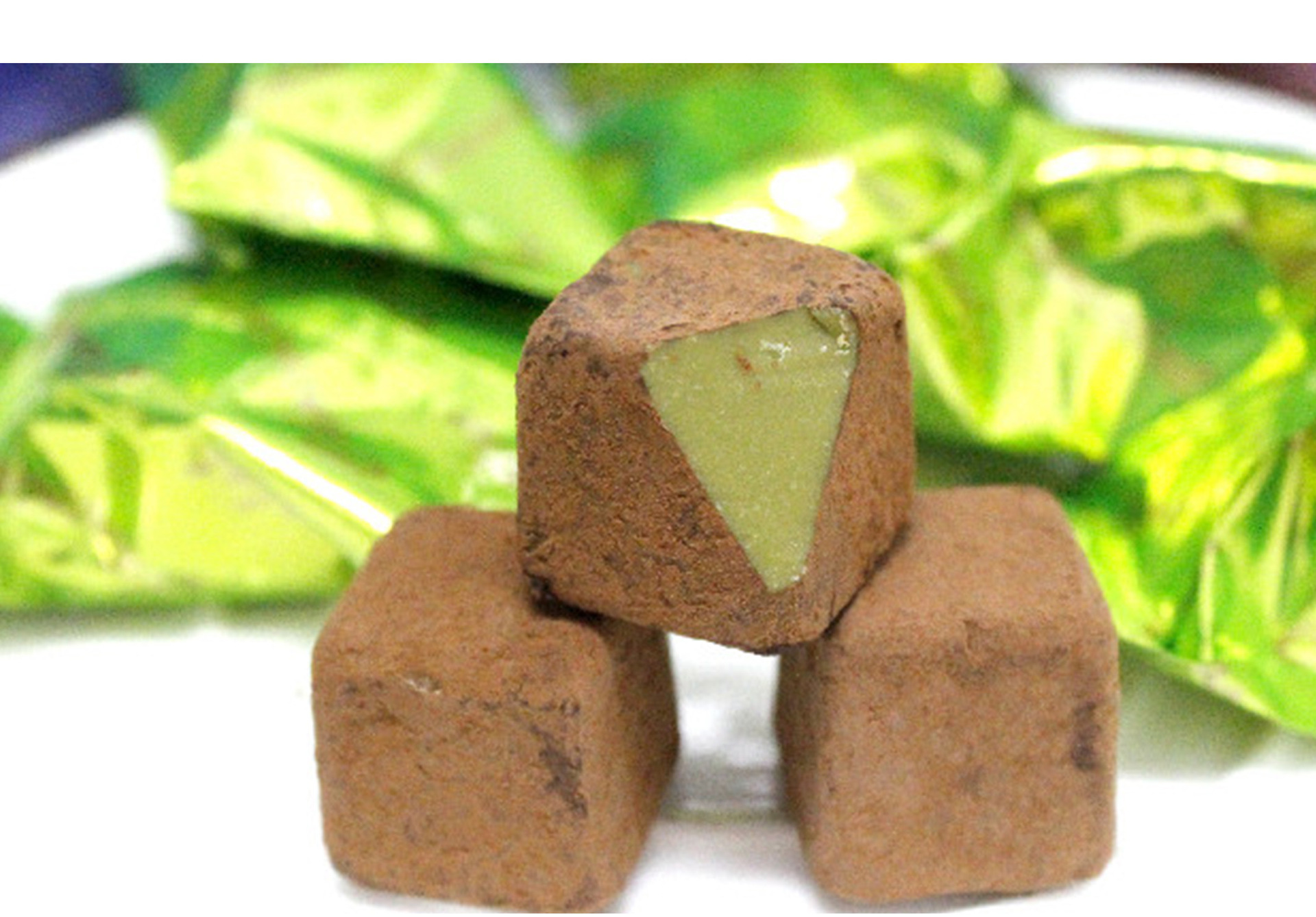 高岗牌宇治抹茶味生巧克力 日本原装进口