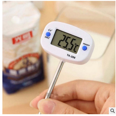Ta288 Food Pen-Type Needle Thermometer Probe-Type Electronic Digital Display Liquid Barbecue Oil Thermometer