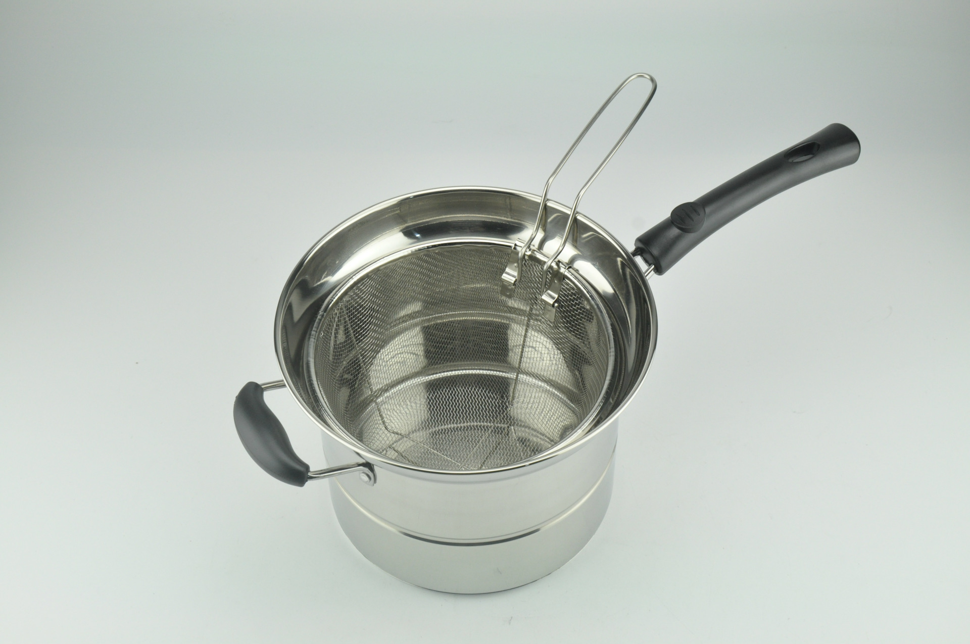 多用不锈钢煮面条锅煮 锅奶 锅 复底蒸锅电磁炉油炸锅高档全能锅