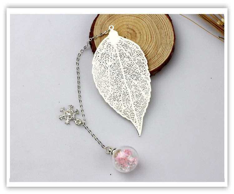 叶脉书签金属叶子中国风永生花创意古风礼物闺蜜女朋友生日礼品