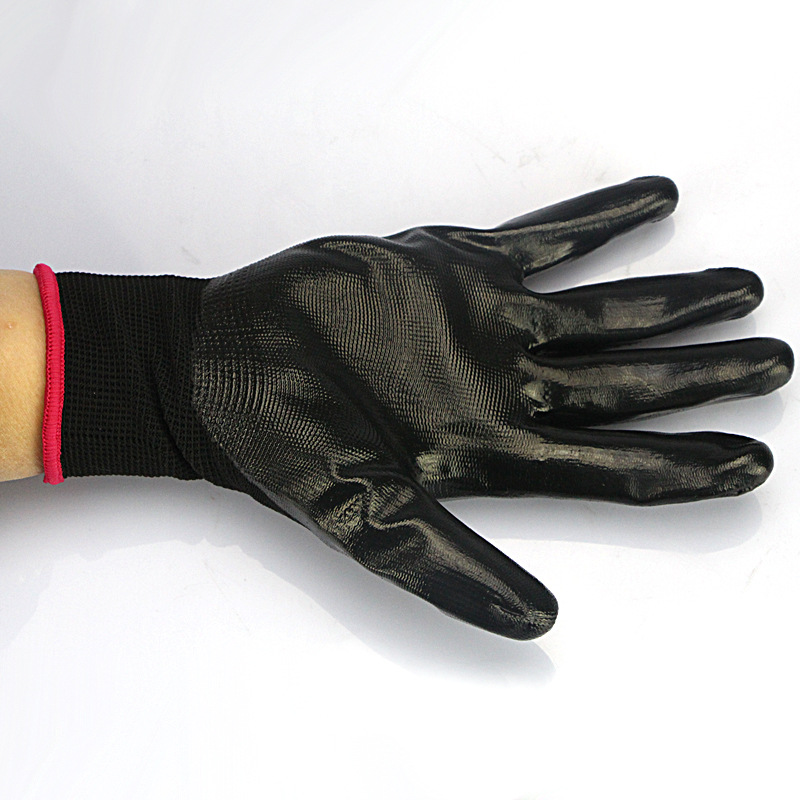 厂家丁晴手套丁腈涂胶手套 正品星宇劳保防护防割丁晴手套批发