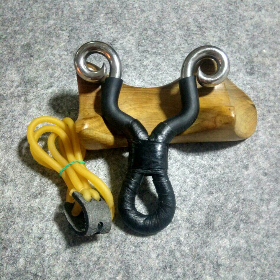 冷弯狐狸不锈钢弹弓不锈钢狐狸户外弹弓不锈钢弓传统弹弓皮筋