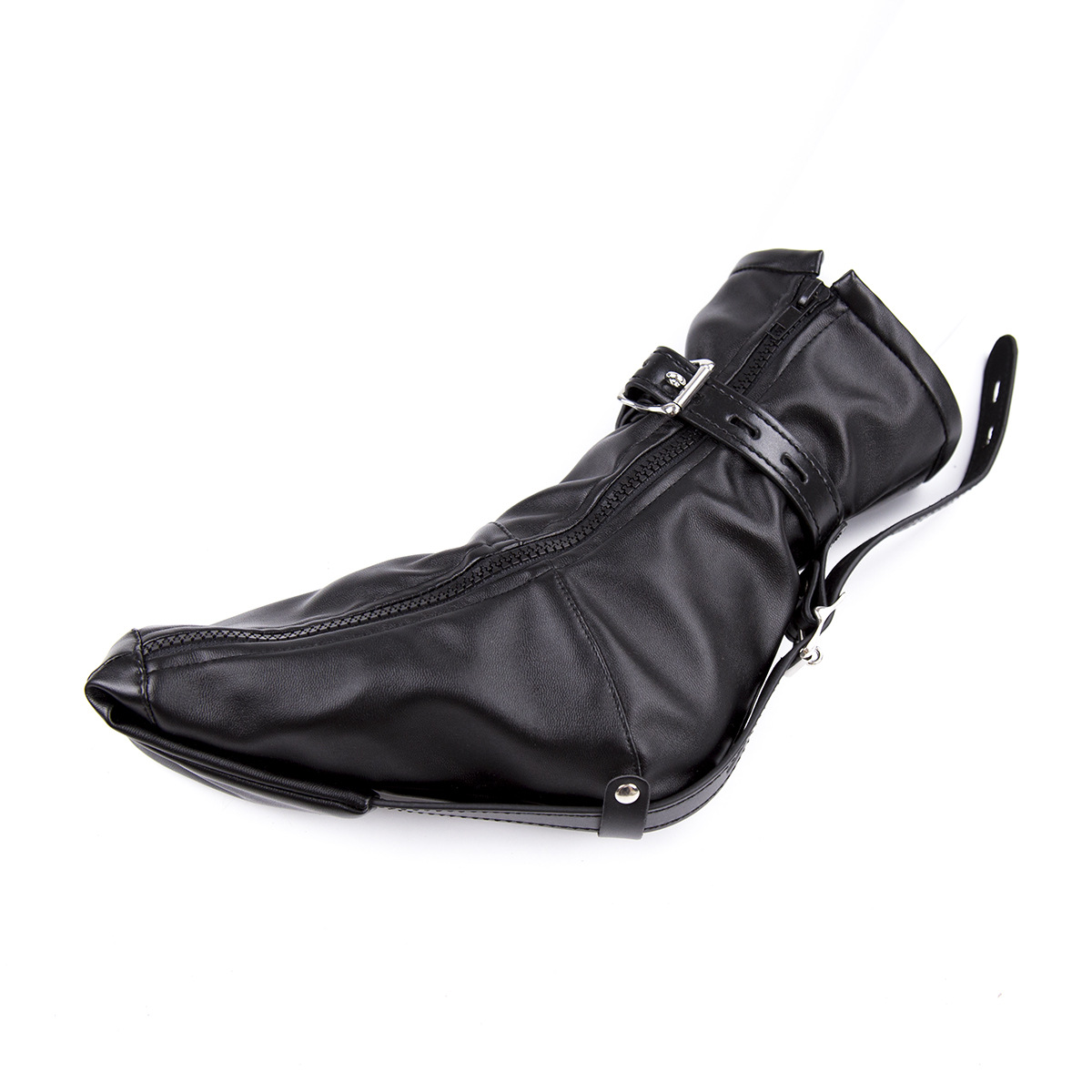 男女模拟用调教pu脚束缚 成人情趣束脚部用品皮革靴子拘束玩具