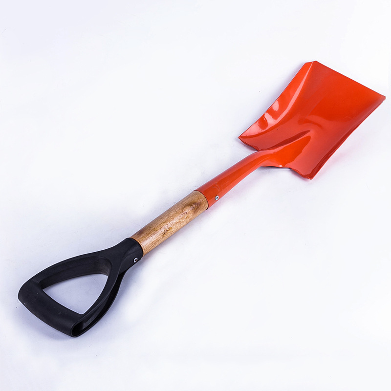 塑柄木柄锰钢方头铁锹铲子园艺锹铲子铁锨花铲户外车载防身锹铲