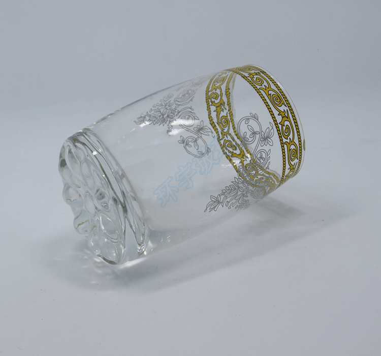 厂家吹制家居玻贴花璃杯杯果汁饮料杯可定制