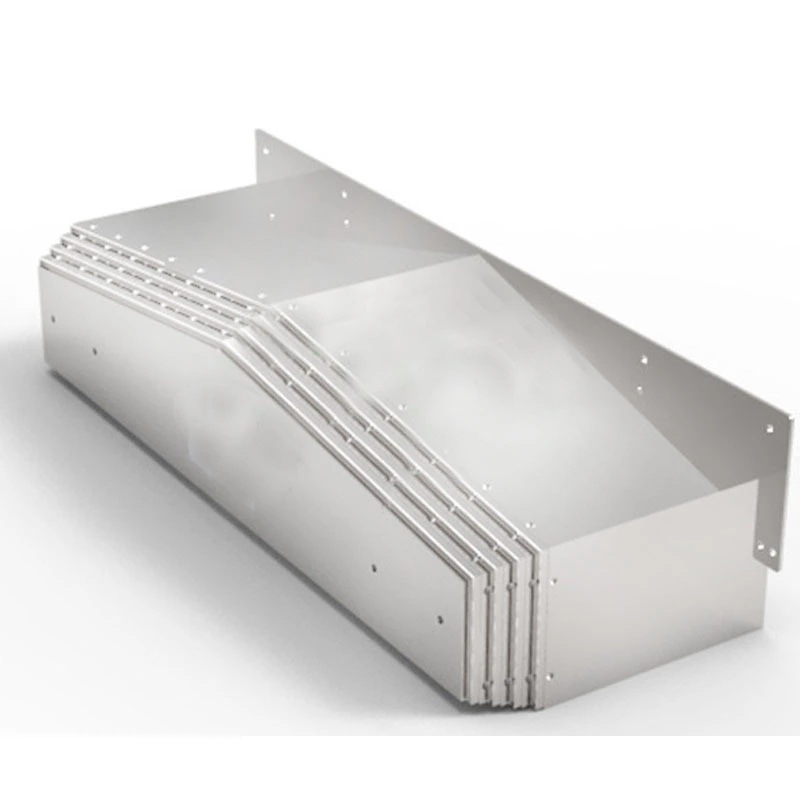 龙门镗铣床钢板防护罩 高速静音钢板防护罩 来图生产