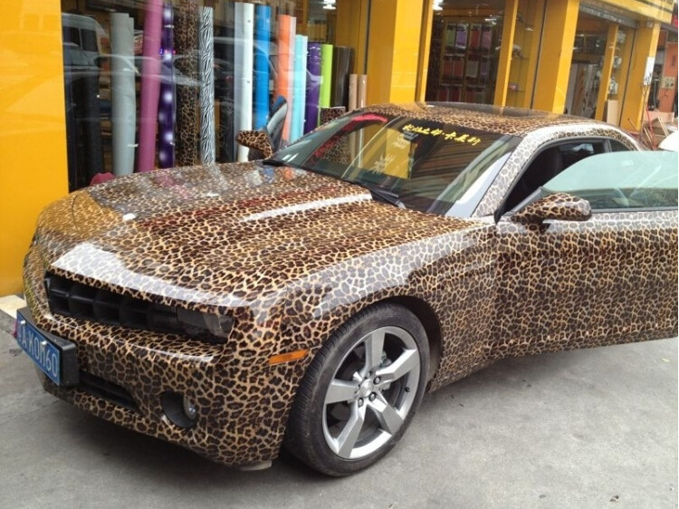 汽车改色膜 亚光膜改色膜 豹纹涂鸦膜车身亚光改色膜汽车贴膜批发