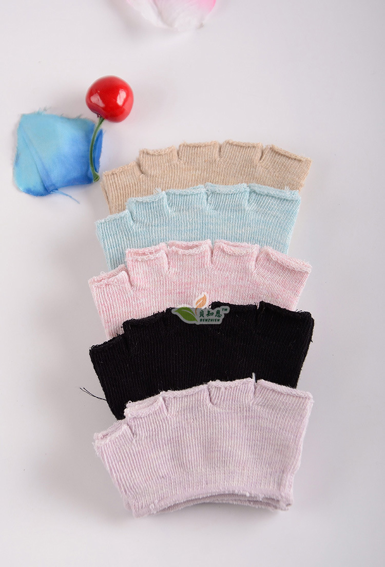 纯棉个性半掌分趾袜 半截高跟鞋五指女袜子 露趾隐形袜批发