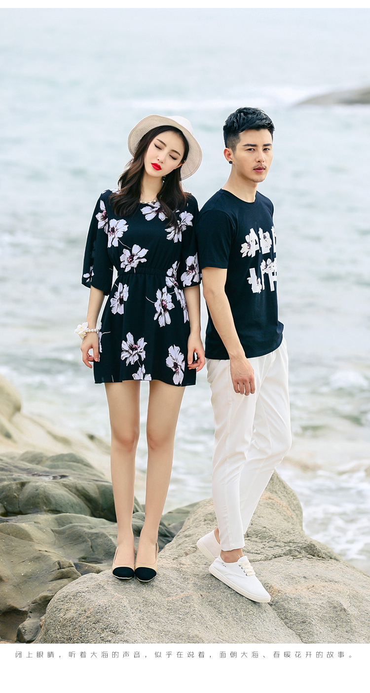 爱的国度情侣装夏季新款2018韩版男装上衣字母印花修身t恤潮