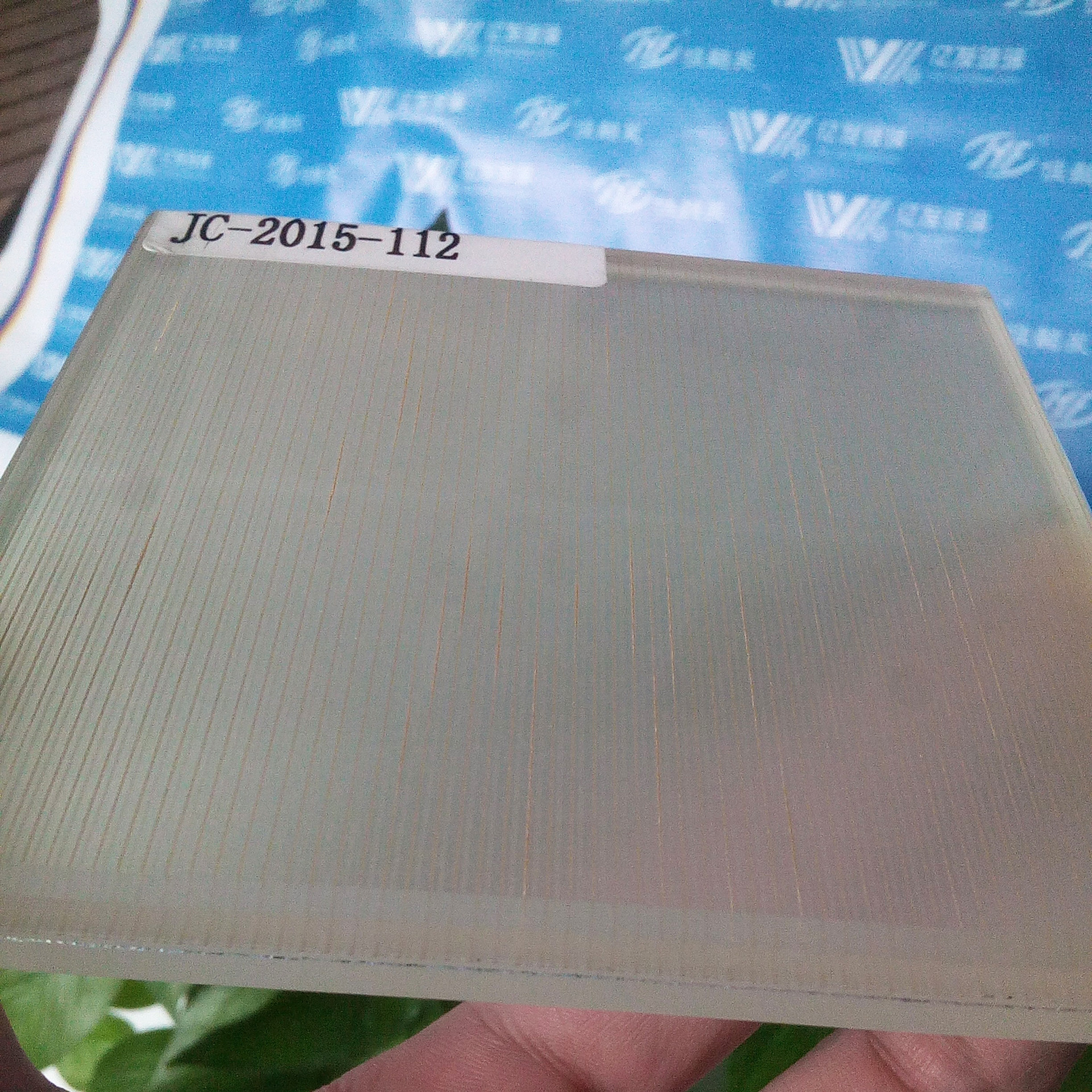 佳懿发玻璃厂装饰艺术玻璃高档夹丝布夹绢丝玻璃夹胶玻璃